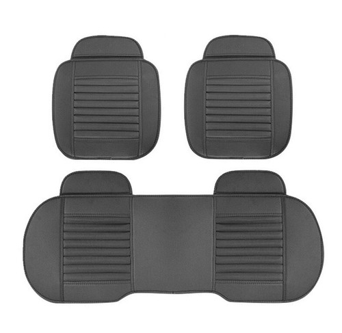 Coprisedile ecopelle nero - ecopelle,