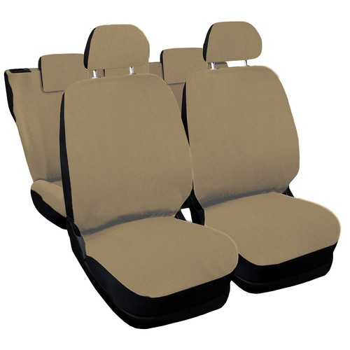 Coprisedili auto beige - con, zip